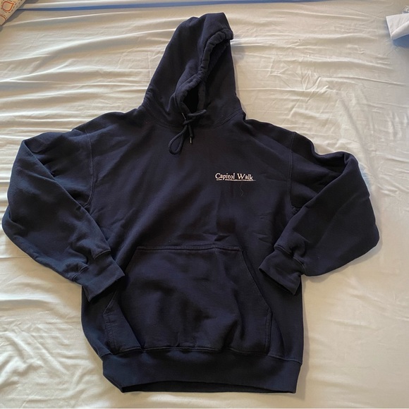 Gildan Blue Hoodie - Picture 1 of 3